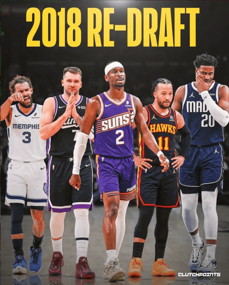 回顾2018年NBA选秀：亚历山大成冠军，东契奇与布伦森有何变化？